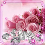 Cover Image of Download Diamonds Roses Live Wallpaper  APK