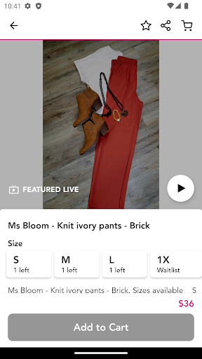 Screenshot of McKenzie Brown Boutique