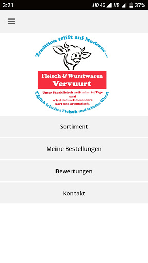 Vervuurt Bestell-App Screen 2