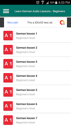 Learn German for Beginners - F Screen 2