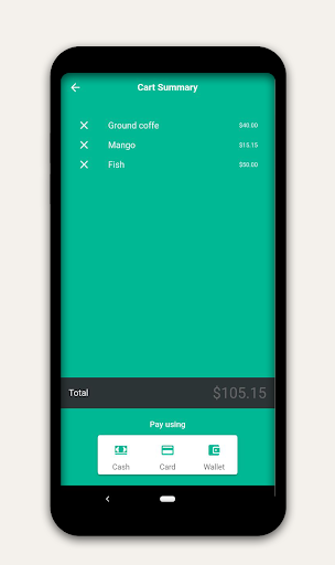 Conifer: Ionic POS Screen 2