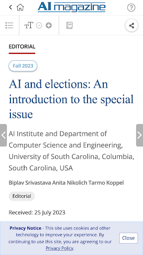 AI Magazine Screen 3
