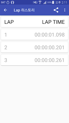 Simple Stopwatch Screen 3