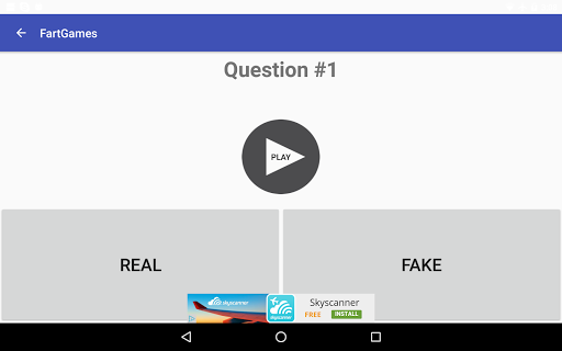 Fart Games: Yup I went there. Screen 3