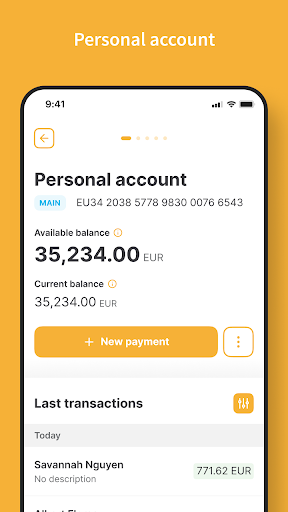 Android application Greengage | Personal Account screenshort