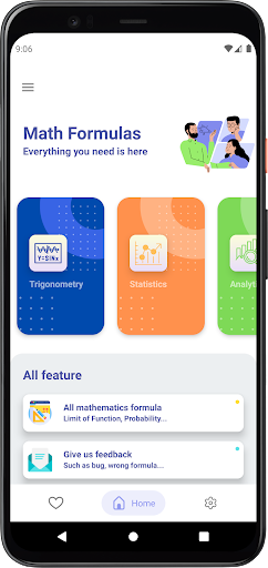 Android application Math Formulas screenshort