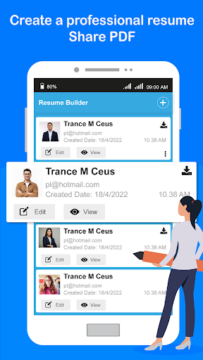 Resume Builder App - CV Maker Screen 2