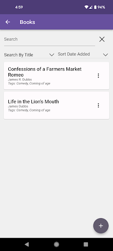 Yet Another Library App Screen 2