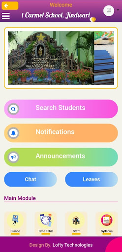 Android application Mount Carmel Jindwari screenshort