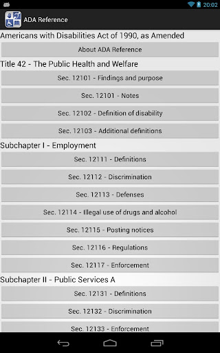 Android application ADA Reference - Lite Edition screenshort