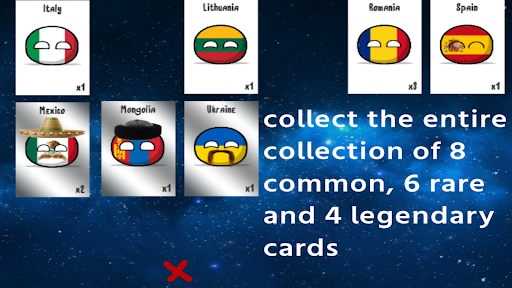 Country Card Game Screenshot