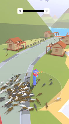 Pied Piper 3D - Clean the city - Screenshot 1