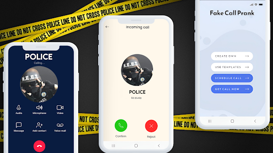 Fake Phone Call video Police