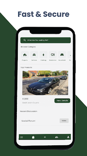 Android application Grapevine Marketplace screenshort