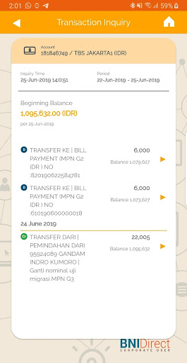 BNIDirect Mobile Screen 3
