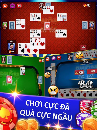 Đánh Bài: Tiến Lên, Sâm, Phỏm Mod Free Premium