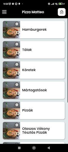 Android application Pizza Matteo screenshort