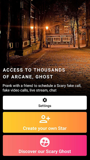 Android application Scary Fake Call - Video, Chat screenshort