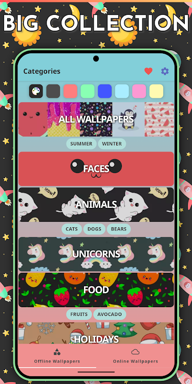Cute Wallpapers - Kawaii - 204.2405 - (Android)