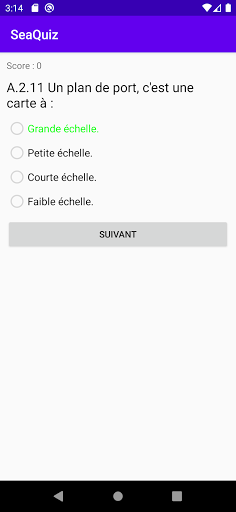 SeaQuiz Screen 2