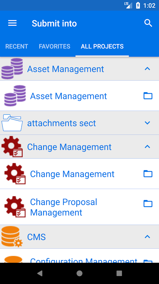 Android application SBM Mobile screenshot