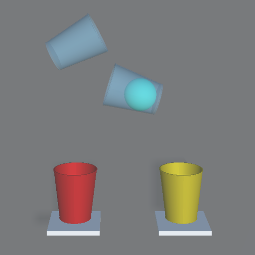 Fill the cups 3D logo