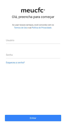 Android application meucfc screenshort