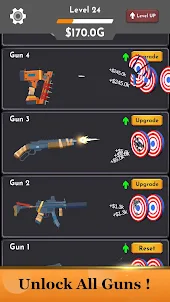 Idle Gun 3d: weapons simulator