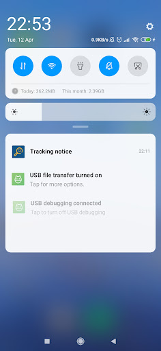 Android application Notice Tracker screenshort