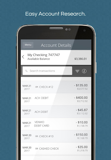 myTrustmark® Mobile Screen 2