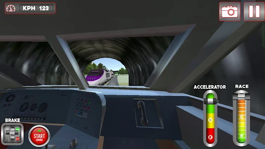 Rail Train 3D Simulator Games
