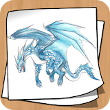 How to draw Dragons icon