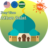 Athan Salat & Holy Quran & Qibla New-2018 icon