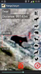 Range to target 200m Screenshot