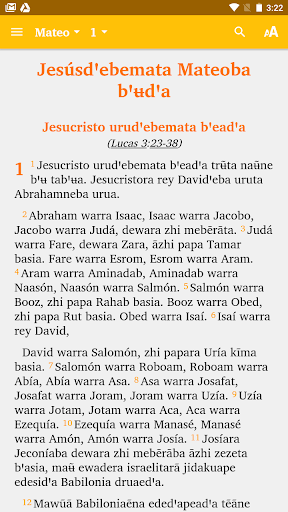 Android application Ẽ́bẽra Katío Bible screenshort