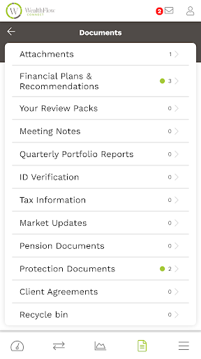 WealthFlow Connect Screen 2
