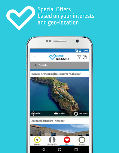 Android application iLoveBulgaria screenshort
