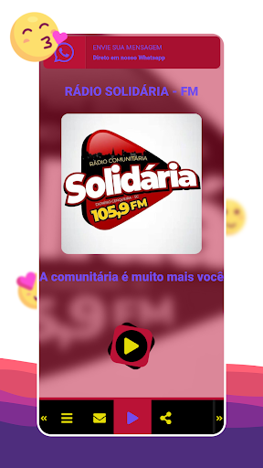 Android application Rádio Solidária FM screenshort