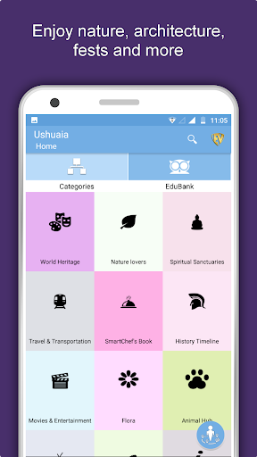 Android application Ushuaia Travel & Explore, Offl screenshort
