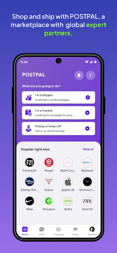 Android application POSTPAL - Border no more screenshort