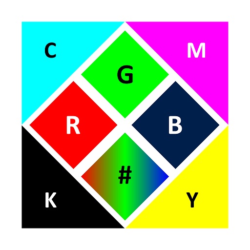 Color picker Hex CMYK RGB logo