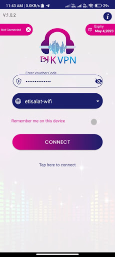 DJK VPN Screen 2