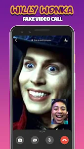 Willy Wonka Prank Video Call