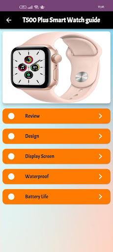 T500 Plus Smart Watch guide Screen 3