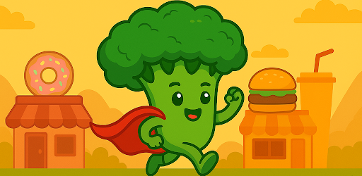 Super Broccoli Healthy Jump
