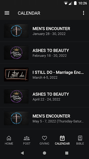 Encounter Ministry Screen 3