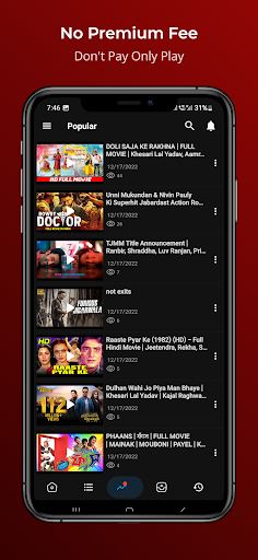 XYZ Movies, Online Movies show Screen 3