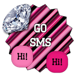 GO SMS THEME - Diamond Love 4 icon