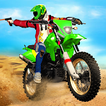 Cover Image of Download Motocross Dirt Bike Racing Sim:Bike shooting Games 1.8 APK