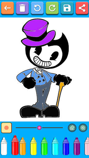 Android application BandyBandy Color Pages screenshort